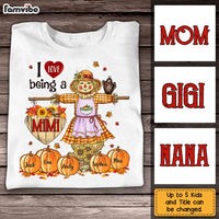 Personalized Fall Pumpkins Season Grandma T Shirt AG181 30O31 thumb 1