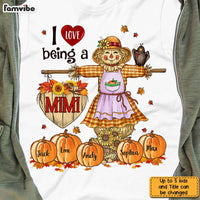 Personalized Fall Pumpkins Season Grandma T Shirt AG181 30O31 thumb 1
