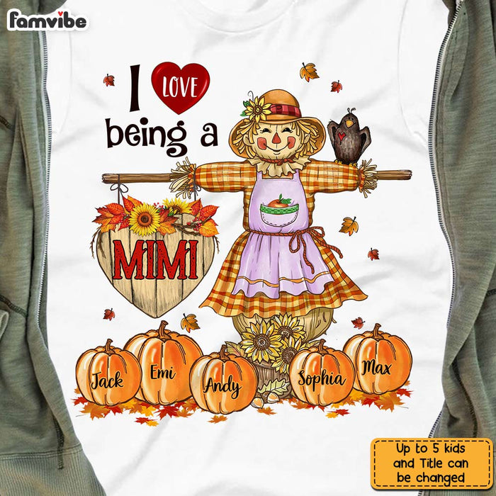 Personalized Fall Pumpkins Season Grandma T Shirt AG181 30O31 1