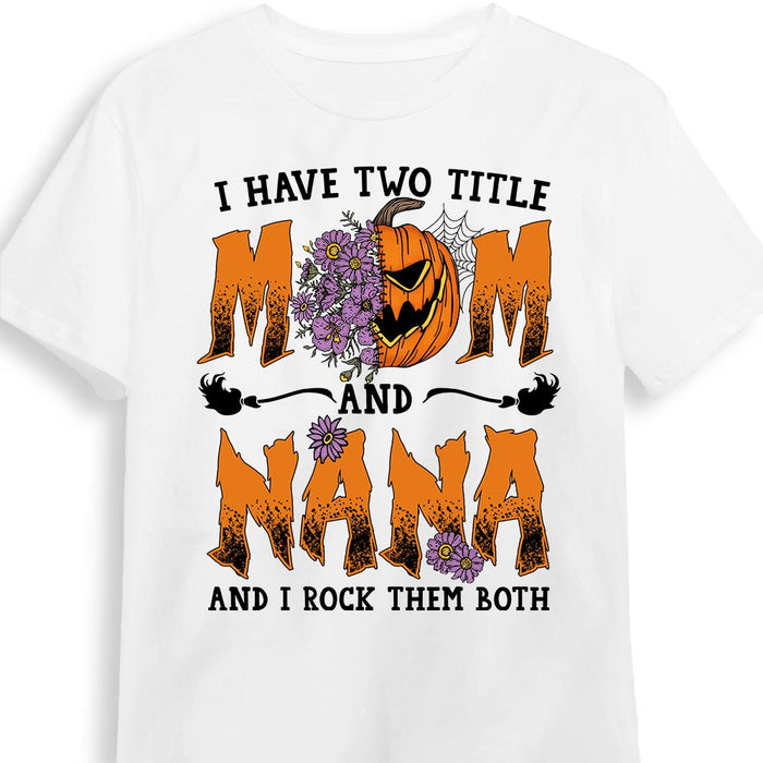 Personalized Halloween Pumpkins Grandma T Shirt AG182 30O28 1