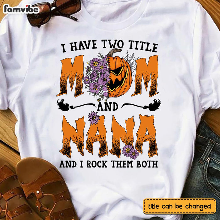 Personalized Halloween Pumpkins Grandma T Shirt AG182 30O28 1