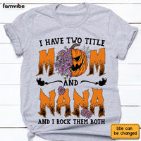 Personalized Halloween Pumpkins Grandma T Shirt AG182 30O28 thumb 1