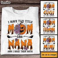 Personalized Halloween Pumpkins Grandma T Shirt AG182 30O28 thumb 1