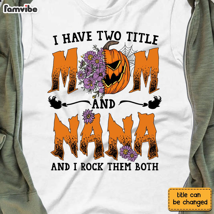 Personalized Halloween Pumpkins Grandma T Shirt AG182 30O28 1