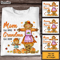 Personalized Fall Pumpkins Grandma T Shirt AG184 30O28 thumb 1