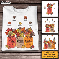 Personalized Fall Grandma T Shirt AG182 32O31 thumb 1