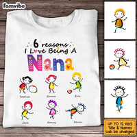 Personalized Reasons I Love Being A Grandma T Shirt AG186 58O53 thumb 1