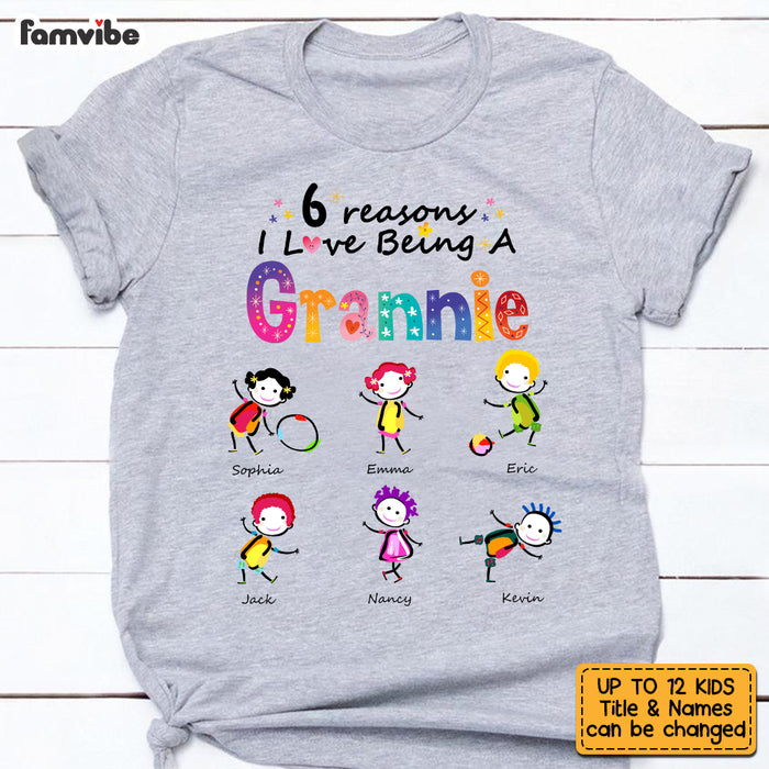 Personalized Reasons I Love Being A Grandma T Shirt AG186 58O53 1