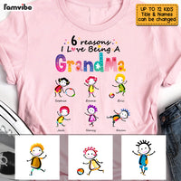Personalized Reasons I Love Being A Grandma T Shirt AG186 58O53 thumb 1