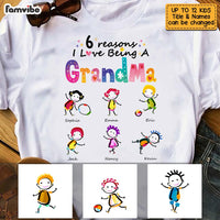 Personalized Reasons I Love Being A Grandma T Shirt AG186 58O53 thumb 1