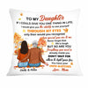 Personalized Fall To My Daughter Pillow AG183 23O34 1