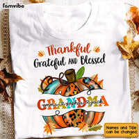 Personalized Fall Pumpkin Grandma T Shirt AG201 32O31 thumb 1