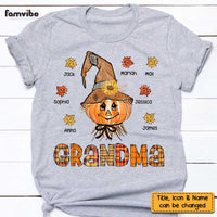 Personalized Fall Scarecrow Grandma T Shirt AG192 85O47 thumb 1
