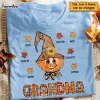 Personalized Fall Scarecrow Grandma T Shirt AG192 85O47 thumb 1