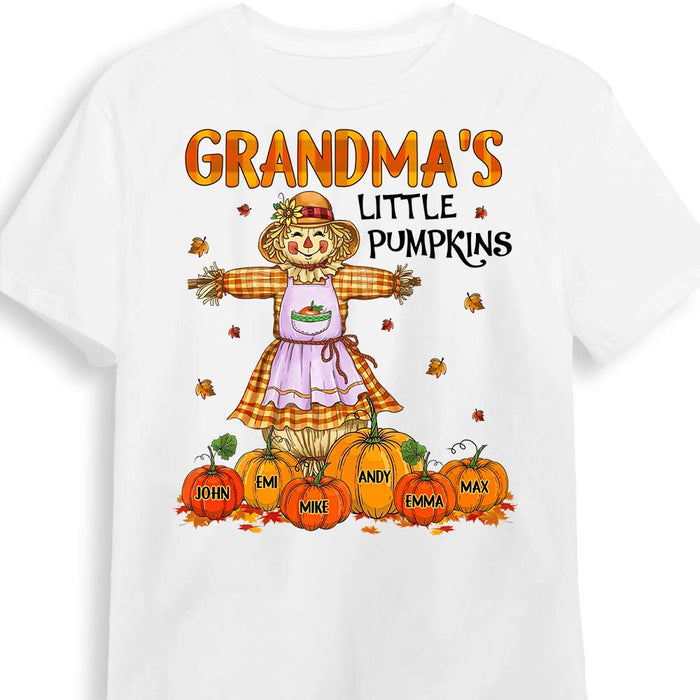 Personalized Fall Pumpkin Grandma T Shirt AG195 23O31 1