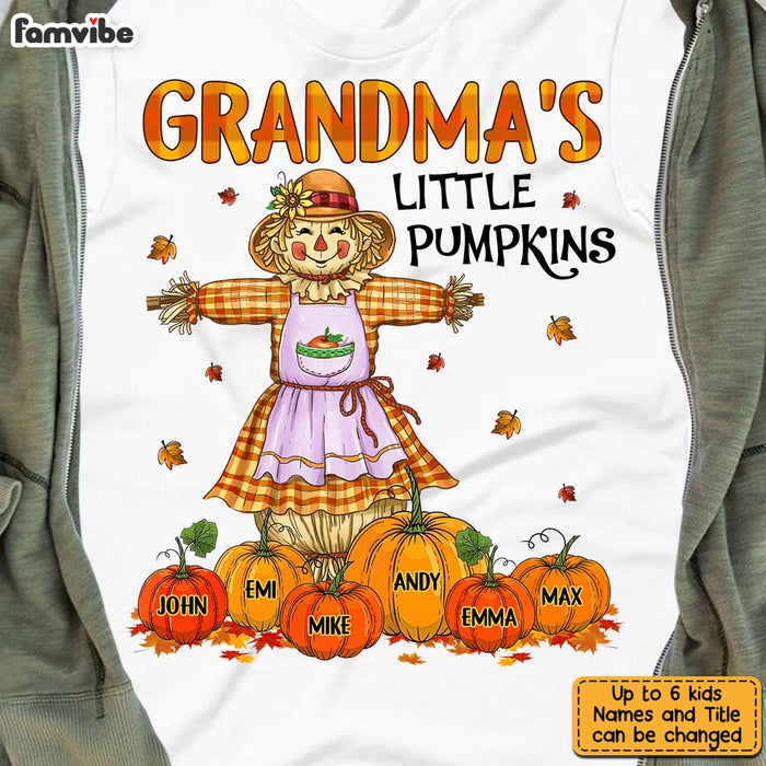 Personalized Fall Pumpkin Grandma T Shirt AG195 23O31 1
