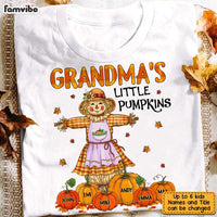 Personalized Fall Pumpkin Grandma T Shirt AG195 23O31 thumb 1