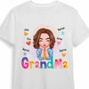Personalized Grandma Colorful Flower T Shirt AG193 30O34 1