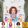 Personalized Grandma Colorful Flower T Shirt AG193 30O34 1