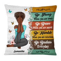 Personalized Gift For Daughter Be Strong Pillow 22699 thumb 1