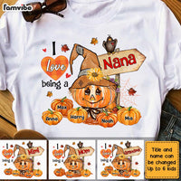 Personalized Love Being Grandma Fall Pumpkins T Shirt AG213 32O28 thumb 1