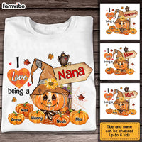 Personalized Love Being Grandma Fall Pumpkins T Shirt AG213 32O28 thumb 1