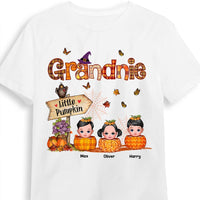Personalized Grandma Little Pumpkin Halloween T Shirt AG192 58O28 thumb 1