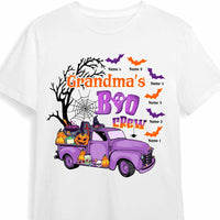 Personalized Halloween Grandma Boo Crew Truck T Shirt AG191 23O47 thumb 1