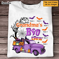 Personalized Halloween Grandma Boo Crew Truck T Shirt AG191 23O47 thumb 1