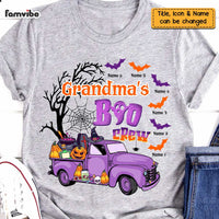 Personalized Halloween Grandma Boo Crew Truck T Shirt AG191 23O47 thumb 1