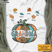 Personalized Fall Pumpkin Grandma T Shirt AG192 85O28 thumb 1