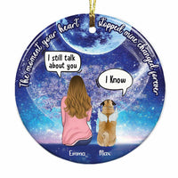 Personalized Dog Memo Rainbow Bridge Circle Ornament AG192 30O34 thumb 1