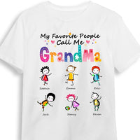 Personalized My Favorite People Call Me Grandma T Shirt AG197 58O53 thumb 1