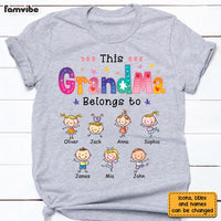 Personalized This Grandma Belongs To T Shirt - Hoodie - Sweatshirt AG204 30O28 thumb 1