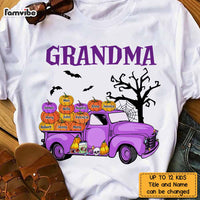 Personalized Halloween Grandma Boo Crew Truck T Shirt AG192 23O47 thumb 1