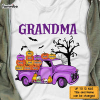 Personalized Halloween Grandma Boo Crew Truck T Shirt AG192 23O47 thumb 1