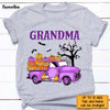 Personalized Halloween Grandma Boo Crew Truck T Shirt AG192 23O47 1