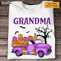 Personalized Halloween Grandma Boo Crew Truck T Shirt AG192 23O47 thumb 1