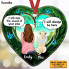 Personalized Dog Memo Forest Heart Ornament AG191 30O31 1