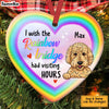 Personalized Rainbow Bridge Dog Cat Memo Heart Ornament AG194 23O34 1