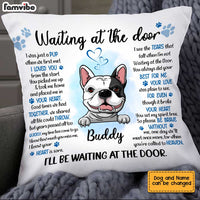 Personalized Waiting  At The Door Dog Memo Pillow AG201 58O34 thumb 1