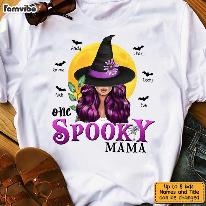 Personalized Halloween Mom T Shirt AG202 85O31 1