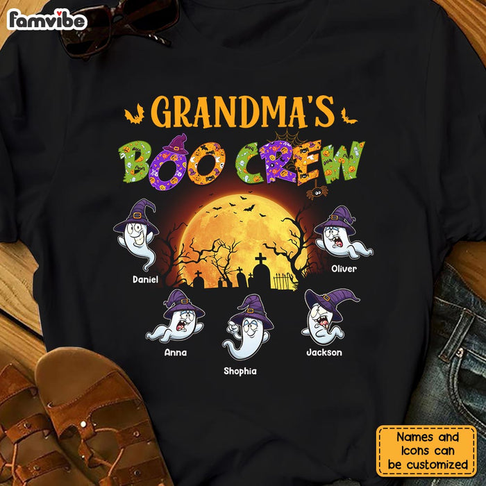 Personalized Grandma Boo Crew T Shirt AG203 30O28 1