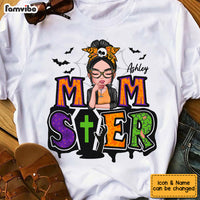 Personalized Mom Halloween Momster T Shirt AG201 30O53 thumb 1