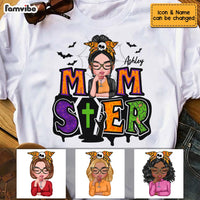 Personalized Mom Halloween Momster T Shirt AG201 30O53 thumb 1