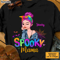 Personalized Halloween Mom Spooky Mama T Shirt AG205 23O34 thumb 1