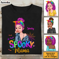 Personalized Halloween Mom Spooky Mama T Shirt AG205 23O34 thumb 1