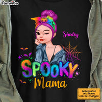 Personalized Halloween Mom Spooky Mama T Shirt AG205 23O34 thumb 1
