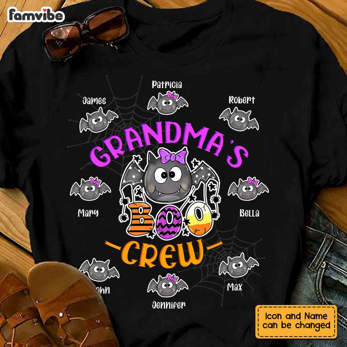 Personalized Halloween Grandma's Boo Crew T Shirt AG201 23O47 1