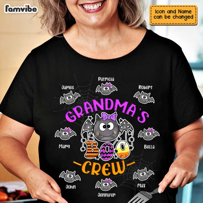 Personalized Halloween Grandma's Boo Crew T Shirt AG201 23O47 1